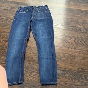 Old Navy Dark Blue Rockstar Super Skinny High Rise Jeans